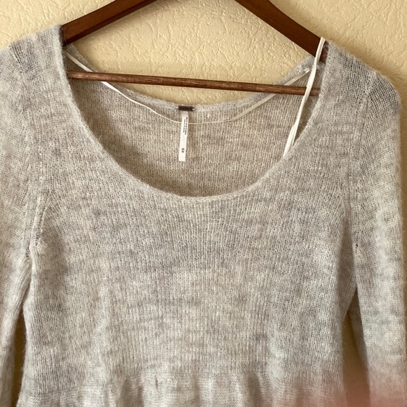 FP Juliet Alpaca-Merino blend knee length sweater dress & bell sleeves - Picture 5 of 16